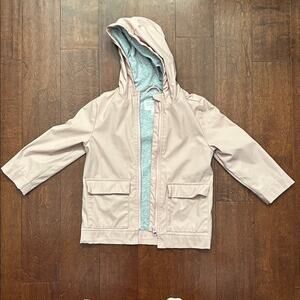Gymboree Kids Pink Hooded Rain Jacket, Size Small 5-6